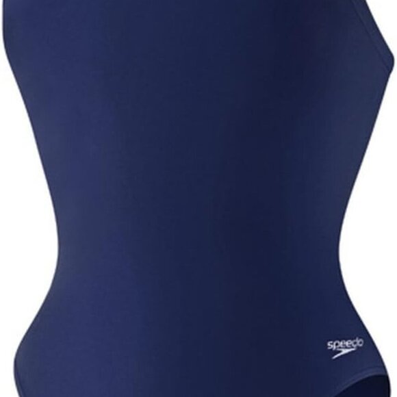 Women's Swimsuit Endurance+ Flyback Speedo Navy 34 - Picture 1 of 5